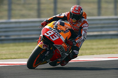 Márquez disfruta de un día positivo