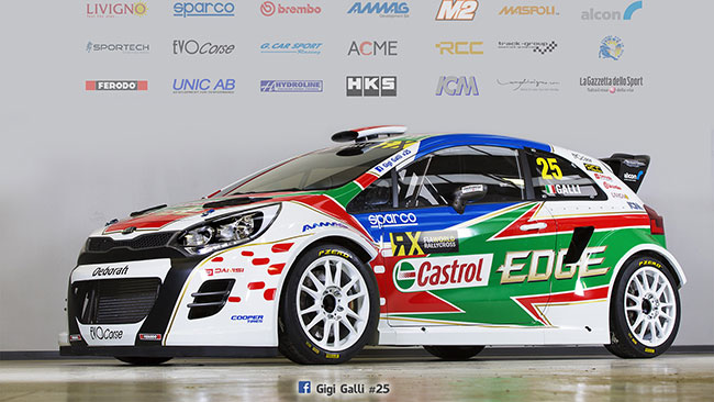 Gigi Galli e la Kia Rio debuttano a Franciacorta