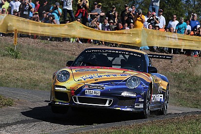 François Delecour al Valais con la Porsche 997