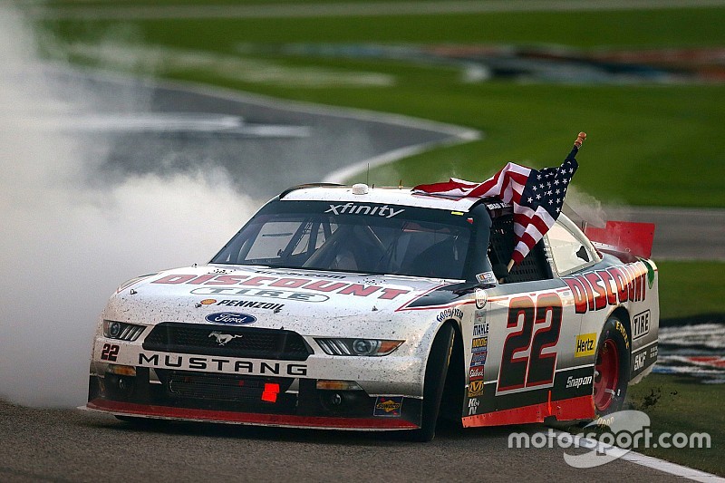 Brad Keselowski wins Texas Xfinity race