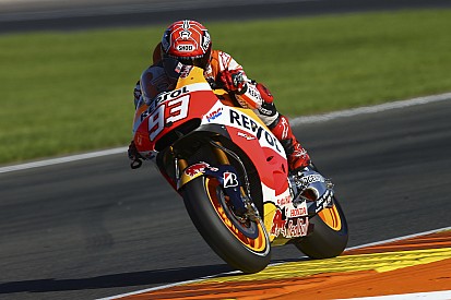 Márquez con el mejor tiempo en las pruebas de Valencia