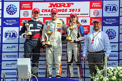 Троицкий дважды поднялся на подиум серии MRF