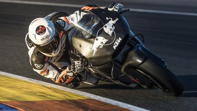 Primo test con la KTM per Mika Kallio a Valencia