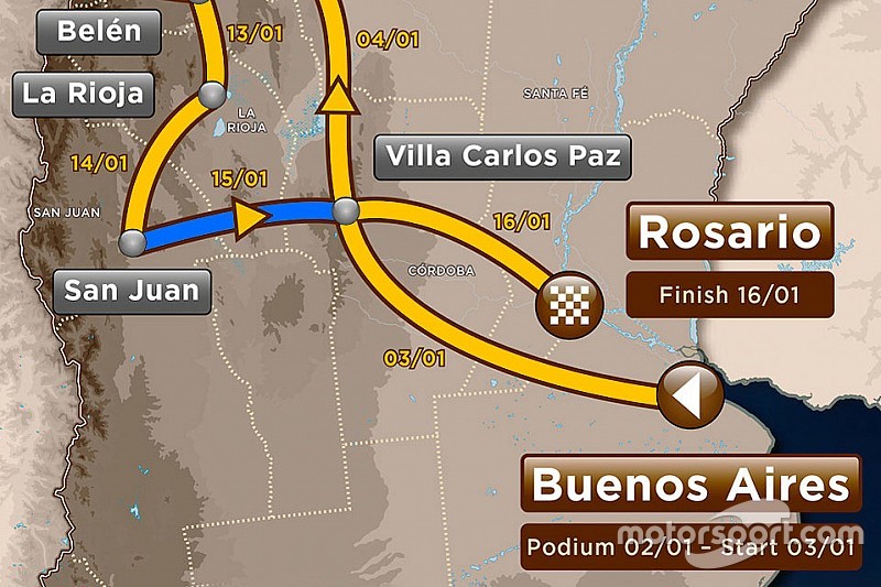 Dakar, quasi 1.000 km per la 12esima tappa