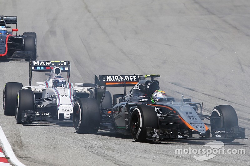 Force India traça objetivo para 2016: alcançar Williams