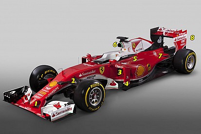 Formel-1-Ferrari: Das ist neu am SF16-H
