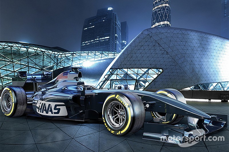 Машина Haas проехала первый установочный круг