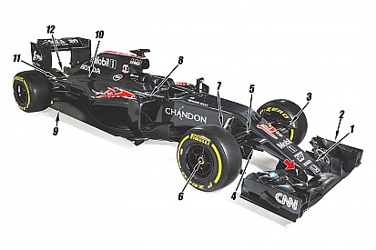 Análisis técnico: Los 12 cambios clave en el McLaren MP4-31