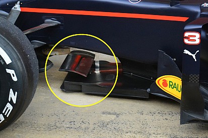 Red Bull: la Bat wing sulla RB12 è sul T-tray