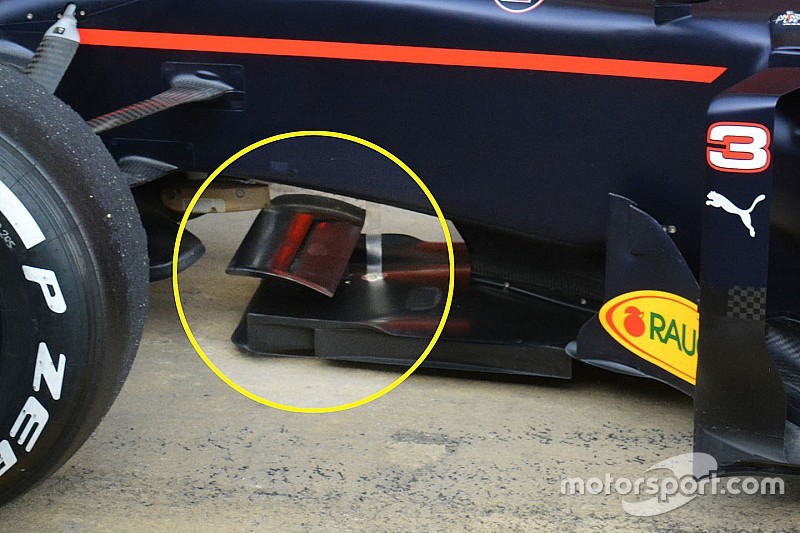 Red Bull: la Bat wing sulla RB12 è sul T-tray