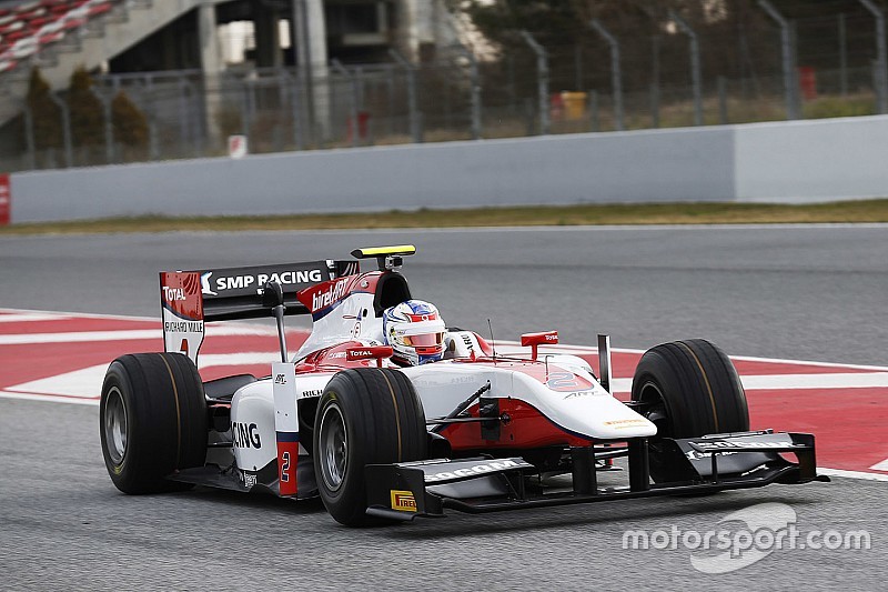 Sirotkin snelste tijdens GP2-testdag na natte middag