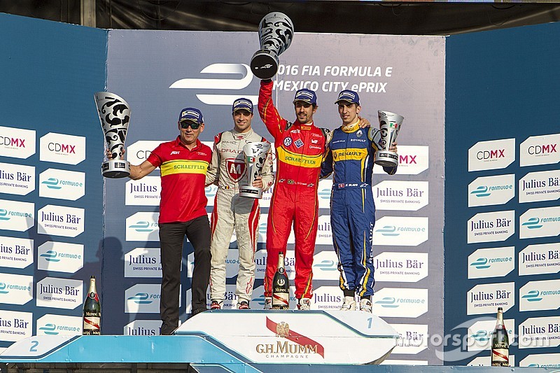 墨西哥城ePrix: 夺胜迪格拉西抢回”领跑“