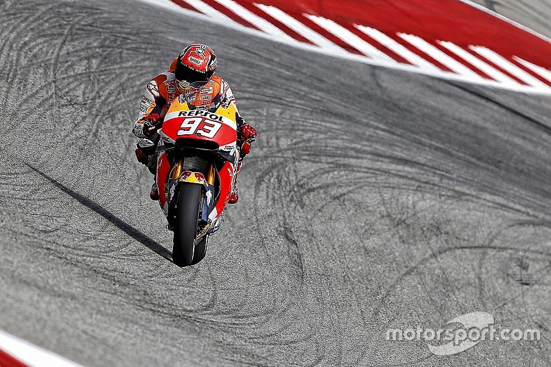 Marquez halve seconde los in vierde training