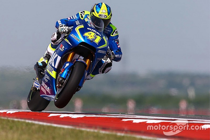 La Suzuki fa progressi con il telaio 2016 nel test di Austin