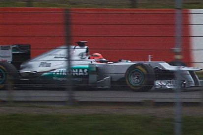 Mercedes W03 ilk denemesini başarıyla gerçekleştirdi