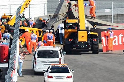 Rusya'da son antrenman kaza nedeniyle erken bitti