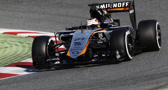 Force India pilotları yeni araçlarından memnun