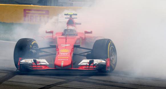 Raikkonen: 'Spinin nedeni motor haritalaması'