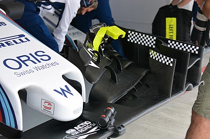 Technique - La déformation de l'aileron avant de la Williams FW38