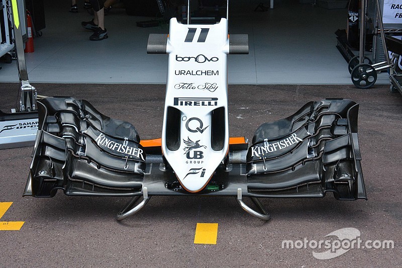 Breve análisis técnico: Force India VJM09 alerón delantero