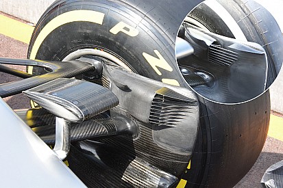 Breve análisis técnico: conducto de freno delantero del Mercedes W07