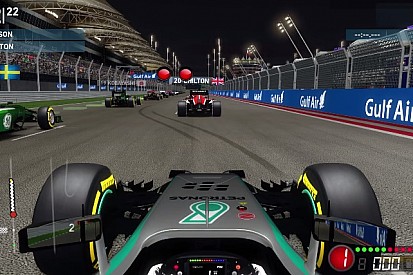 F1 2014: Ilyen a játék Bahreinben Hamiltonnal