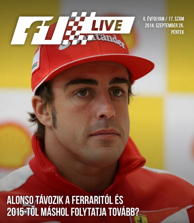 Táblamagazin: Alonso biztosan távozik a Ferraritól és csak az a kérdés, hogy hol folytatja tovább?