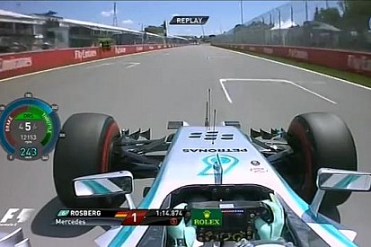 Videón Rosberg rajtelsőségét érő köre Kanadából