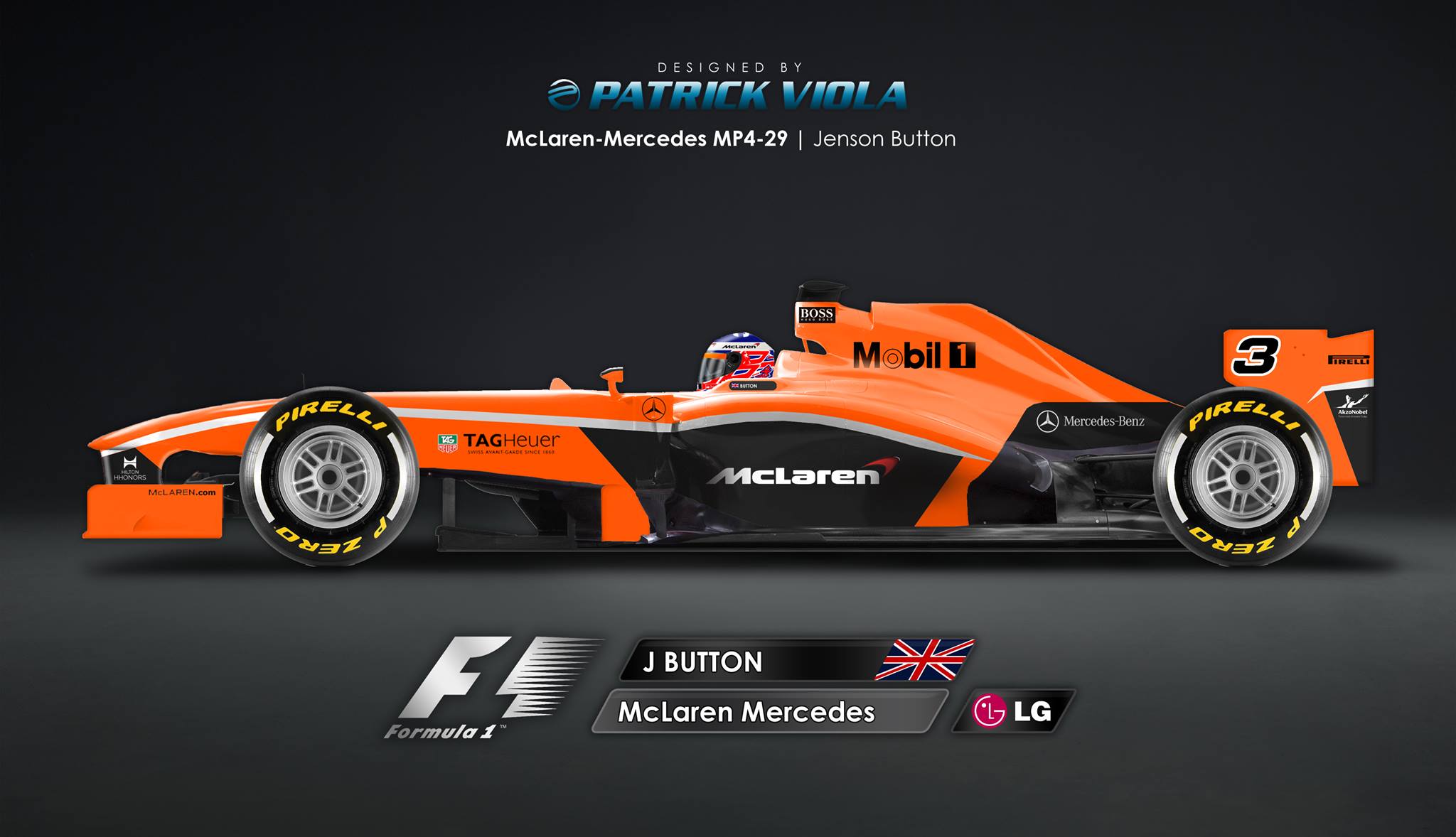 Így nézhet ki a McLaren legújabb festése narancssárga alappal