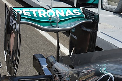 Breve análisis técnico: Alerón trasero del Mercedes W07