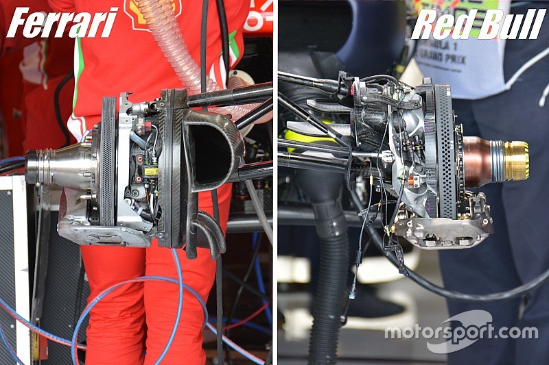 Tech update: Remconfiguratie Red Bull en Ferrari vergeleken