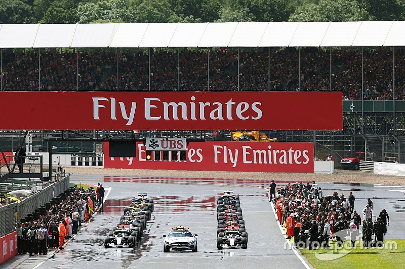 La F1 tendrá salidas en parado con la pista mojada