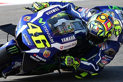Rossi topt eerste training op Misano, Marquez onderuit