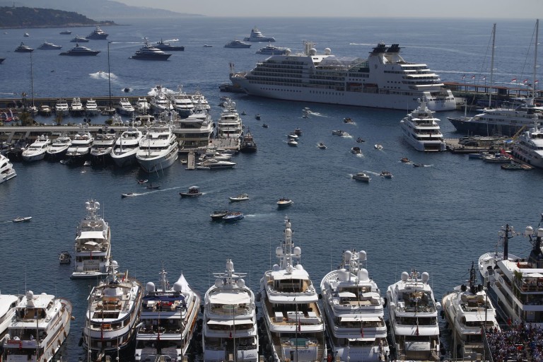 Vizes versenyzői felvonulás a Forma-1-ben: Monaco