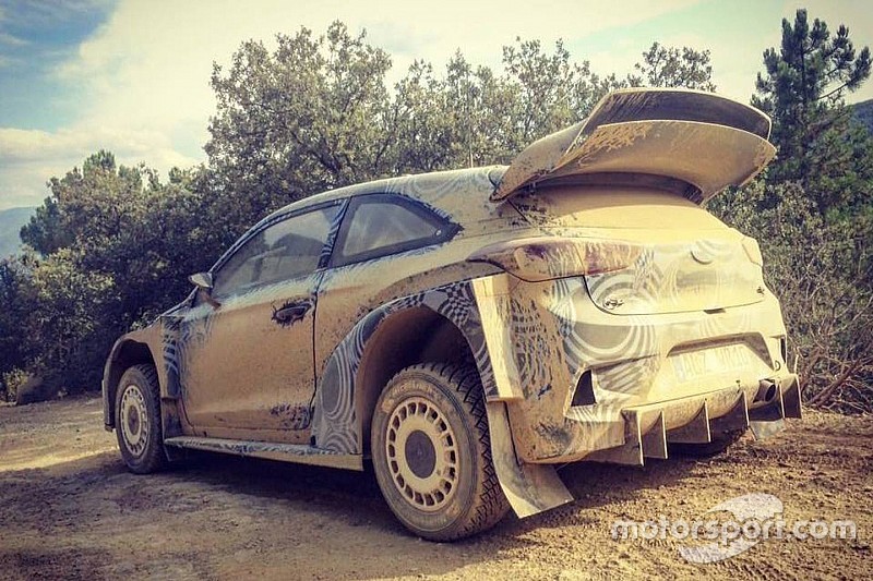 Hyundai: provato il nuovo diffusore sulla i20 WRC Plus 2017!