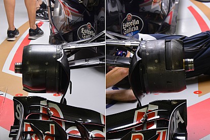 Технічний брифінг: асиметрична конструкція гальм Toro Rosso STR11