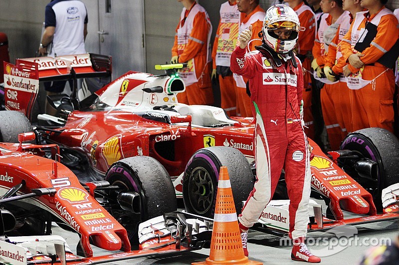 Sebastian Vettel votato Driver of the Day del GP di Singapore