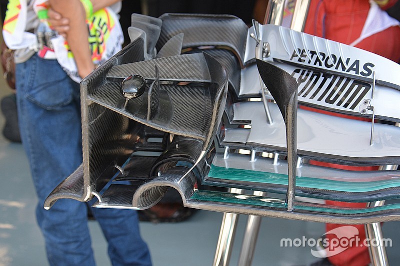 Analisis teknis ringkas: Sayap depan Mercedes W07