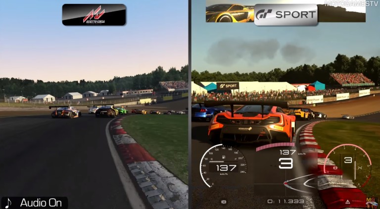 Assetto Corsa a Gran Turismo Sport ellen: gigászok csatája?