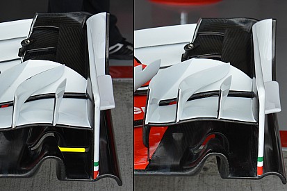 Ferrari: due soluzioni di ala anteriore per la SF16-H