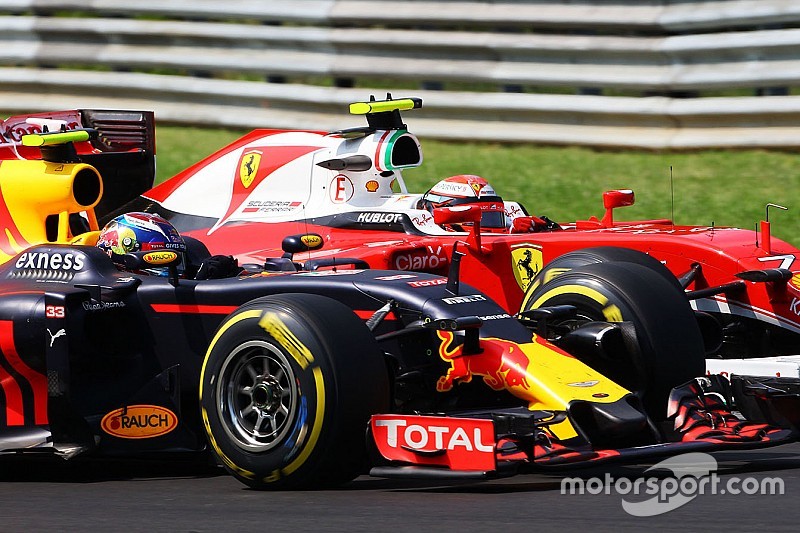 Raikkonen no tiene nada en contra del pilotaje de Verstappen