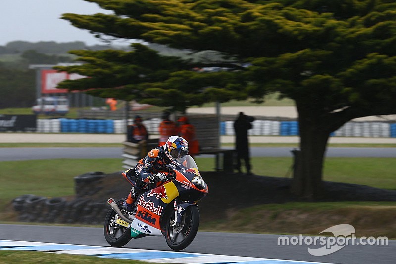 Moto3オーストラリア予選:大波乱の予選も、ビンダーが貫禄のポールポジション