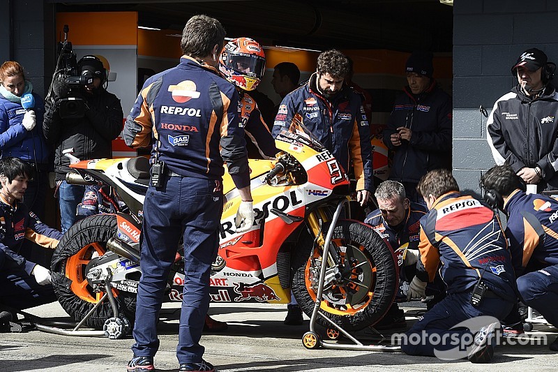 GP Australië: Marquez voor Rossi en Viñales in droge warm-up