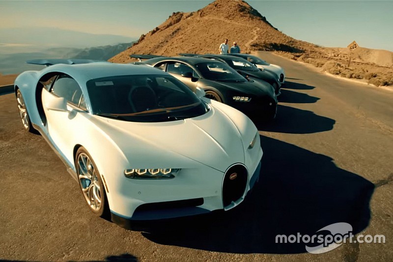 La Bugatti Chiron se teste dans le désert du Nevada