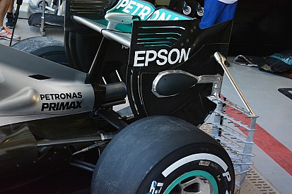 Técnica: Parrilla de sensores 'Kiel' en el Mercedes en Brasil