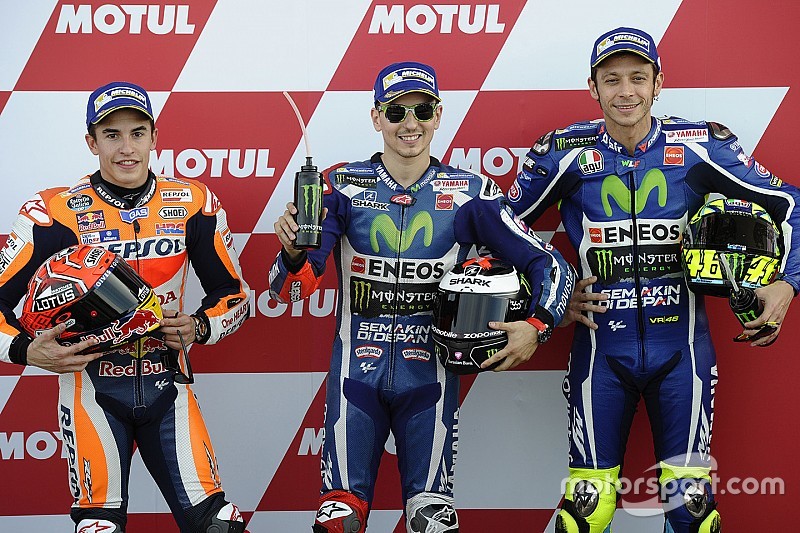 Grid start balapan MotoGP Valencia 2016