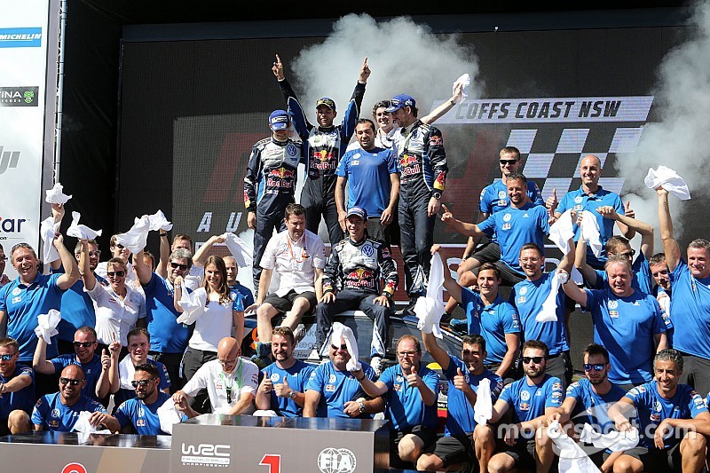 Championnats - Neuville en dauphin, les deux équipes VW sur le podium