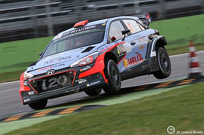 Dani Sordo lidera el Monza Rally Show con Valentino Rossi a un segundo
