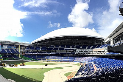 VIDEO: Así se transformó el Marlins Park en una pista