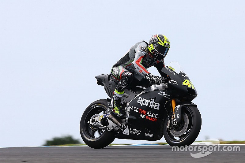 Espargaro kan met de Aprilia gemakkelijker pushen dan met Suzuki